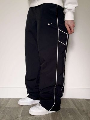 pant-2 RARE 2000s Baggy Nike Trackpants Black