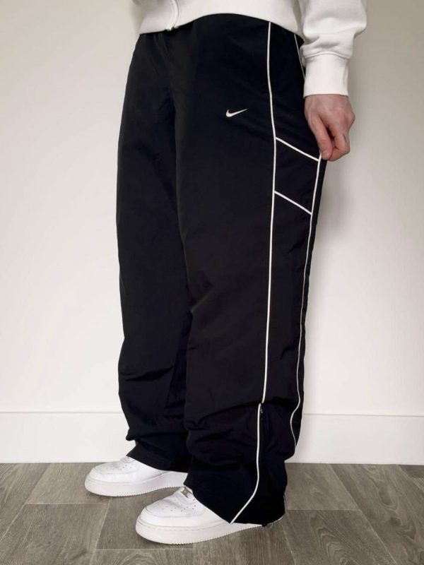 RARE 2000s Baggy Nike Trackpants Black